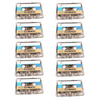 10Pcs Blank Cassette Tape Audio Cassette Blank Tape เพลงธรรมดาบันทึกเพลง60นาที Standard Cassette Blank Tape Player