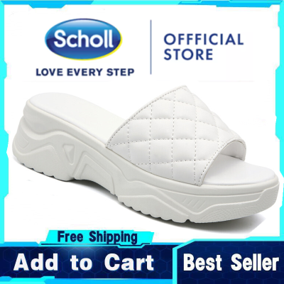 Scholl รองเท้าผู้หญิง Scholl รองเท้าแตะ Scholl รองเท้าสตรี Kasut Scholl รองเท้าแตะสตรี Scholl รองเท้าแตะสำหรับผู้หญิง Scholl ผู้หญิง Beatrice รองเท้าส้นเตี้ยผู้หญิง-ZW06