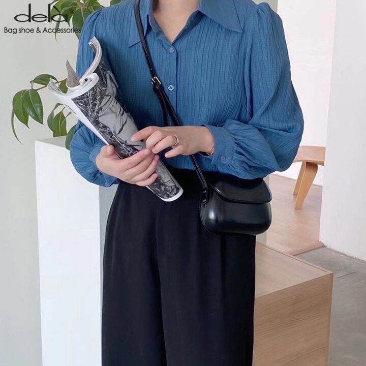 dela-กระเป๋าสะพายไหล่สําหรับสตรีหนัง-pu-ขนาดเล็ก-crossbody