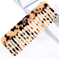 2PCS Wide Tooth Comb Suitable for Thick Curly Wavy Hair. Handleless Shampoo Comb, Simple Retro Anti-Static Comb