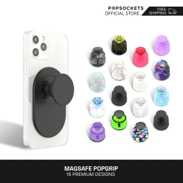 PopSockets Magnetic Phone Grip and Stand Compatible with MagSafe - Black