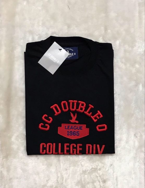 สินค้าขายดี-เสื้อยืด-cc-double-o-college-div-งานปัก-cc-oo-league-1965-college-div-cc-oo-no-12