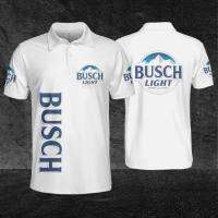 2023 new arrive- Bush light Unisex polo shirt 3D trend sport T-shirt personalized gift