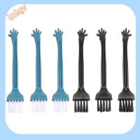 LNLQV 6PCS ศิลปะ งานฝีมือ DIY อุปกรณ์ปักครอสติช เครื่องมือวาดภาพเพชร แปรงทำความสะอาด แปรงเจาะจุด แปรงกวาดเดสก์ท็อป