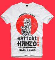 เสื้อยืดวินเทจ Hattori Hanzo Sushi คิลบิล Tarantino