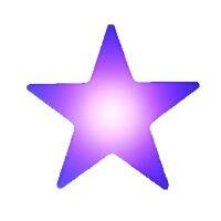 [COD] Star large five-pointed star stage performance hand-held luminous rechargeable festival decoration