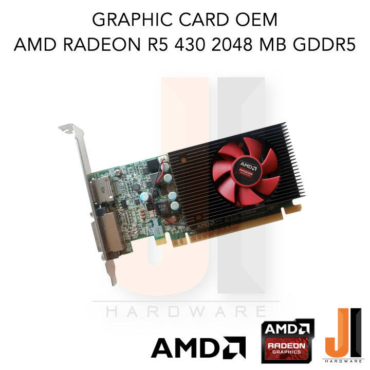 graphic-card-amd-radeon-r5-430-2048mb-64-bit-gddr5-oem-สินค้ามือสองสภาพดีมีการรับประกัน