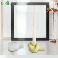 Dolity เชิงเทียนปมเชือกโมเดลซิลิโคนทำเครื่องมือซีเมนต์สำหรับตกแต่งบ้าน