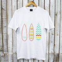 WhiteSandT-Shirt/Surf Spot(W012)/เสื้อผ้า/เสื้อผ้าผู้ชาย/เสื้อยืดคอกลม/เสื้อแขนสั่น/Cotton100%/ผ้าฝ้ายS-5XL