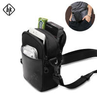 HcanKcan Mens Shoulder Bag Waist Bag Neck Phone Bag Husband Wallet for Men Messenger Bag Mini Mens Purse Man Handbag