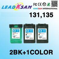 สำหรับ131 135ตลับหมึกสามารถใช้ได้กับ Hp131 135 Deskje 460 5743 5940 5943 6843 6940 Photosmart 2573 2613 8753 Psc 1600