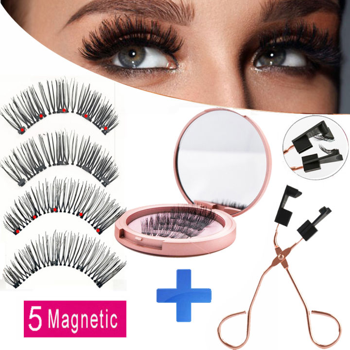 mb-5-magnetic-eyelashes-magnetic-soft-nature-reusable-mink-lashes-with-applicatorclip-3d-ขนตาปลอม-magnetique-faux-cils