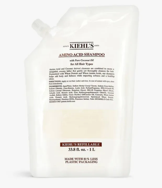 Kiehl's Amino Acid Shampoo 500ml / 1000ml Lazada