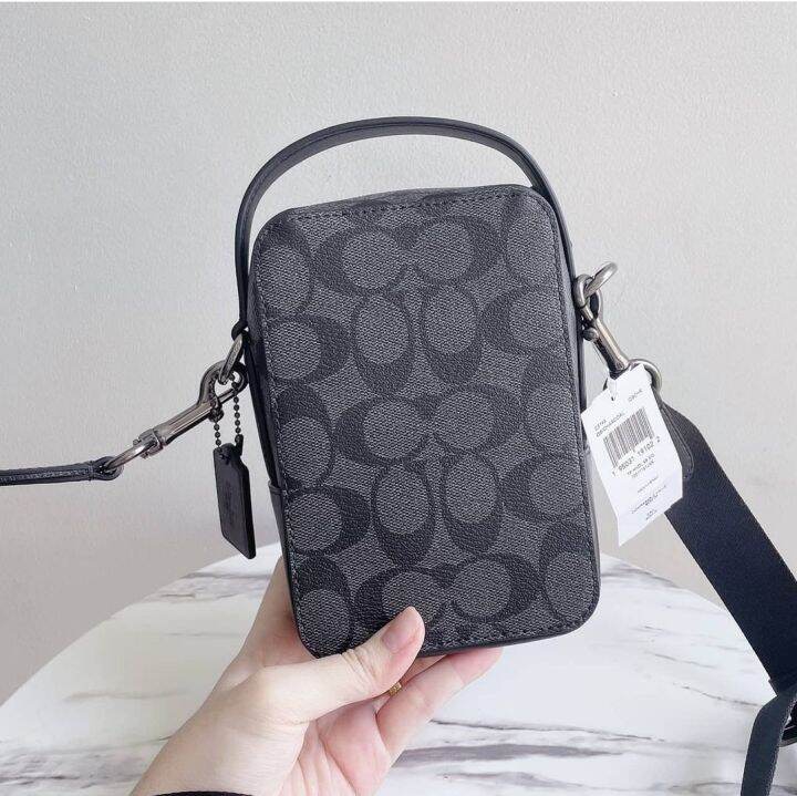 Guaranteed Authentic Coach Top Handle Crossbody In Signature Canvas