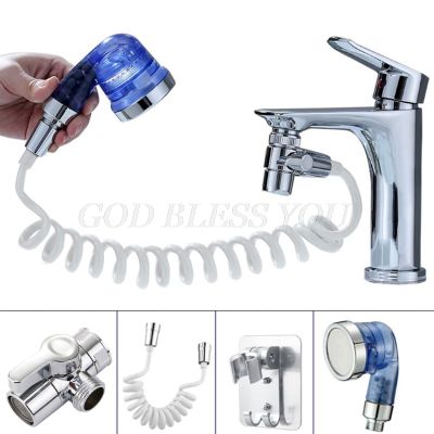 Detachable Sink Shower Extension Head Set Adjustable Quick Connect Faucet Hand Shower for Hair Wash Shower Home Bathroom Showerheads