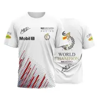 (in stock) New F1 driver world champion T-shirt Max Breathable F1 Red Bull Racing mens and womens T-shirts (free nick name and logo)