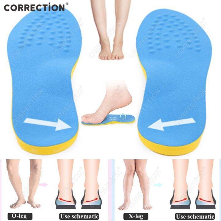 {Footprint Tribe} EiD O/X leg Orthopedic Insoles Correct Shoe Inserts