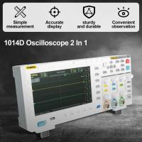 GUFUZI ออสซิลโลสโคปเก็บข้อมูล Oscilloscope Digital ออสซิลโลสโคปเก็บข้อมูล Oscilloscope Digital 1014D หน้าจอ LCD ขนาด7นิ้วเครื่องกําเนิดสัญญาณออสซิลโลสโคป1014D แบบมืออาชีพ