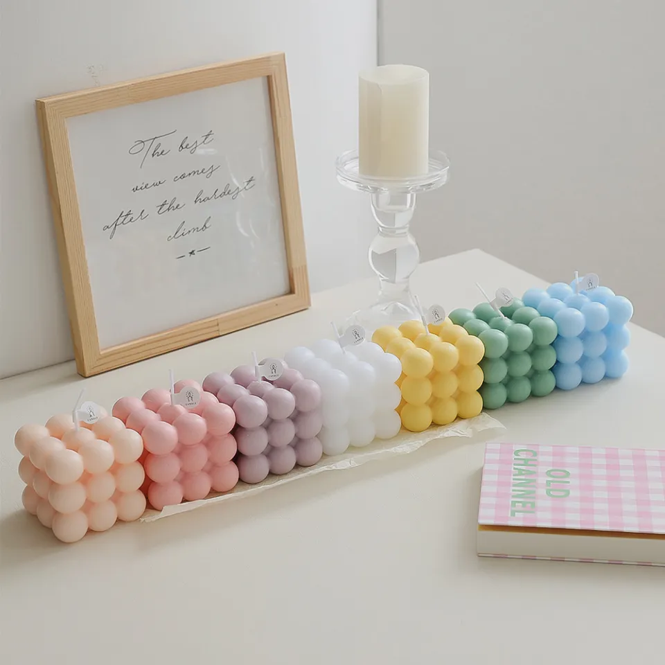 Bubble Candle - Cube Soy Wax Candles