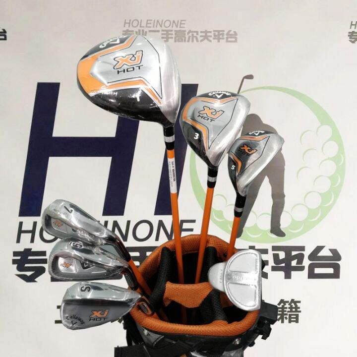 Golf club Callaway XJ HOT children's set of golf clubs orange purple