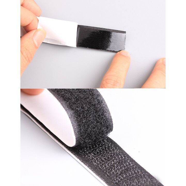 1m-2m-3m-2-rolls-velcro-tape-width-25mm-hook-amp-loop-self-adhesive-tape-glue-stick-tape-hook-loop