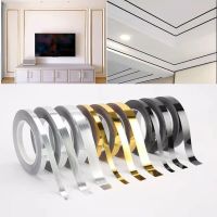 50Meter Ceramic Floor Wall Seam Sealant Tape Floor Seam Sticker Decor Gold Self Adhesive Wall Tile Floor Tape Sticker Home Decor Vinyl Flooring