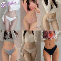 Babybra_shop กางเกงใน สายข้างเอวเดี่ยว บิกินี่ไร้ขอบ เอวต่ำ สวมใส่สบาย ผ้านุ่ม สำหรับผู้หญิง ADCBI18