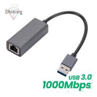 OPBWQH 1000Mbps ครับ มีสาย ขั้วต่อสายเคเบิล อะแดปเตอร์ Type C ฮับ USB C กิกะบิต การ์ดเครือข่าย อะแดปเตอร์เครือข่าย อะแดปเตอร์อีเธอร์เน็ต อุปกรณ์เสริมคอมพิวเตอร์