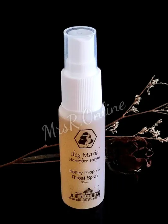 ILOGMARIA Honey Propolis Throat Spray 30ml Natural Organic Prevents ...