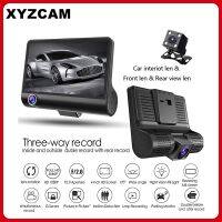 XYZCAM Car DVR 3 Cameras Lens 4.0 Inch Dash Camera Dual Lens suppor Rearview Camera Video Recorder Auto Registrator Dvrs Dash Ca