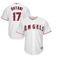 Jersey Men Los Angeles Angels Shohei Ohtani Majestic White Official Cool Base Player Jersey In Stock