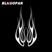 Blkuopar สติกเกอร์ติดรถลายชนเผ่าลายไฟส่วนบุคคลรูปลอกรอยขีดข่วนติดกระจกกันน้ำอุปกรณ์เสริมรถยนต์ติดกระดานโต้คลื่นรถจักรยานยนต์