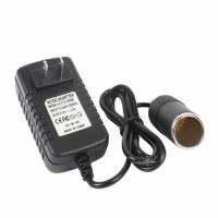 220V to 12V 2A Home Power Adapter Car Adapter AC Plug ( Black)