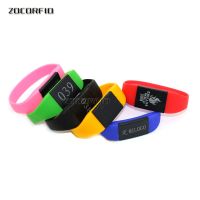 Silicone Rewritable 13.56Mhz UID Changeable MF 1K S50 NFC Bracelet RFID Wristband Replacement Parts