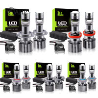 Fansuq หลอดไฟไฟหน้ารถมอเตอร์ไซค์แบบ Led L40 6000K สว่างสุดๆ12V 33W 8000LM ไฟหน้ารถมอเตอร์ไซค์แบบ LED S แพ็คละ2ชิ้น