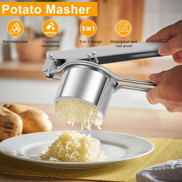 Potato masher with silicone handle MR-1733 –