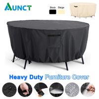 420D Outdoor Round Table Chair Set Cover Garden Furniture Waterproof Oxford Wicker Sofa Protection Patio Rain Snow Dust Covers