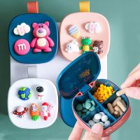 【LZ】czxaw Pill Box Small Pills Case for Pocket Purse Daily Pill Case Portable Medicine Box Organizer Childrens Pill Box Cute Style