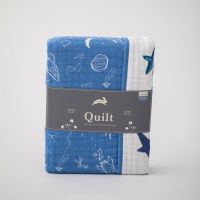 【CC】❃☍  3 Layers Newborn Baby Wrap Muslin Swaddle Blankets 111x111cm