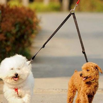 Pet Supplies Traction Rope Pulling Two Double Ended Dog Chain Polyester Tow Belt Pet Chest Strap EJ874728