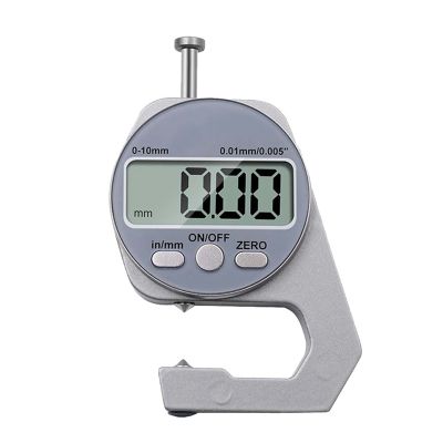 Mini Precise Digital Thickness Gauge Meter Tester Micrometer Thickness Pointed Head 0 - 10 mm
