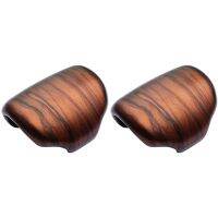 it5dg 2X ABS Peach Wood Grain Gear Lever Shift Knob Cover Trim For Honda CR-V CRV 2017-2020