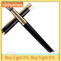 ปากกาหมึกด้ามโลหะ SHIWEIWU2558285สีดำปากกาของขวัญของขวัญสำนักงาน