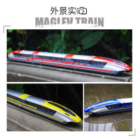 2023 รถไฟความเร็วสูงรุ่นโลหะผสมรถไฟ Maglev การถ่ายทอดเสียงเสียงและเอฟเฟกต์แสงของเล่นรถไฟเด็กชาย