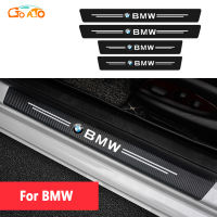 GTIOATO 4ชิ้น คาร์บอนไฟเบอร์ แผ่นกันรอยประตูรถยน กันรอยประตูรถยนต์ สติ๊กเกอร์ติดรถ สำหรับ BMW E39 E36 E46 F10 F30 E90 E30 E60 G20 X1 X3 X5 X4 Z4 M8 M3 X7 M5 X6 M4