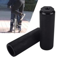 【CW】 2PCS Aluminum Non slip MTB Axle Pedal Alloy Foot Stunt Pegs Cylinder Font Rear Footrest Accessories