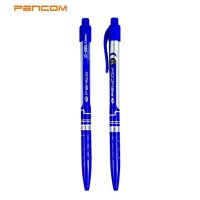 ปากกาน้ำเงิน ปบบกด หัวปากกา 0.5mm. Pencom OG03 ปากกาหมึกน้ำมันแบบกดด้ามน้ำเงิน