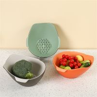 【CW】 Drain Basket Multifunctional Supplies Dish Washing Basin Plastic Strainers Fruit Plate