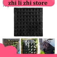 zhilizhi Store 72 Pockets Wall-mounted Grow Bags Wall Hanging Planting Bags Vertical Garden Flower Plant Nursery Pot Supplies Yard