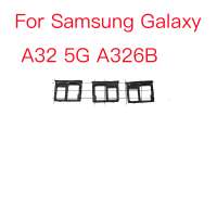 1PCS ซิมการ์ดถาดสำหรับ Samsung Galaxy A32 5G A326B ซิมการ์ดถาดใส่ถาดอะแดปเตอร์ซ็อกเก็ตอะไหล่ซ่อม-Luqiande